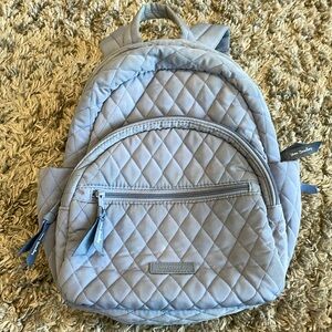Blue Vera Bradley Mini Backpack